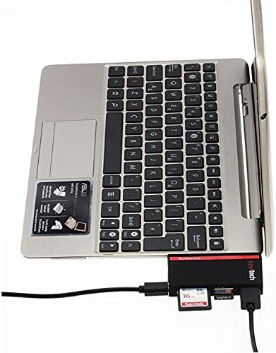 Navitech 2 в 1 Лаптоп /Таблет USB 3.0/2.0 на Адаптер-hub /Вход Micro USB устройство за четене на карти SD/Micro SD слот, Съвместим с лаптоп-трансформером HP Spectre x360 14-ea0008na OLED 13,5