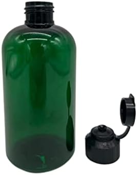 Шишета Natural Green Farms Boston, които не съдържат BPA, 8 унции - 8 Опаковки на Празни контейнери за Еднократна употреба - Етерично масло - Ароматерапия | Капачка за дозиране с каи