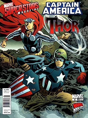 Списание Marvel Super Stars №5 VF / NM; Комиксите на Marvel | Капитан Америка, Тор