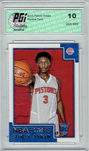 Стенли Джонсън 2015 Панини Hoops 267 Карта Начинаещ PGI 10 Pistons - Баскетболни карти За начинаещи