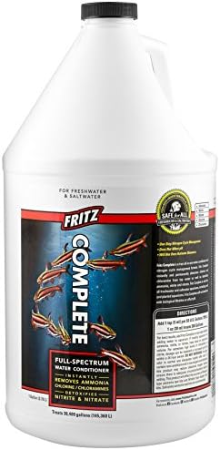 Fritz Aquatics - Fritz Complete Water Conditioner/Дехлоратор за аквариуми с прясна и солена вода, 1 Галон