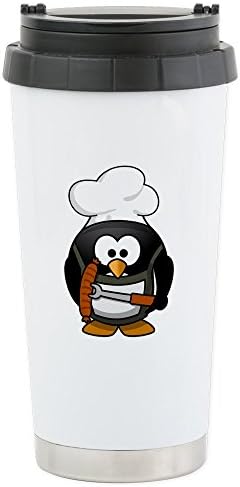 Пътна Чаша За Напитки Little Round Penguin От Неръждаема Стомана - BBQ Grill King