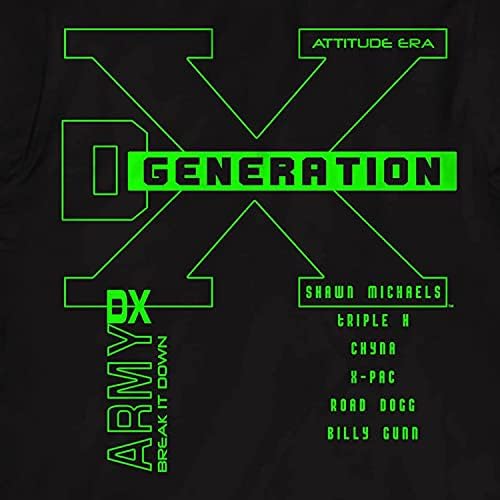Тениска на WWE Superstars D-Generation X - Triple H, Шон Майкълс, Китай, Път Догг, Били Гън, X-Pac - Мъжки t-shirt,