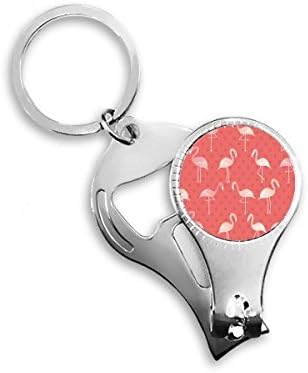 Фламинго Модел Розов Цвят, Ножица За Нокти Халка Ключодържател Отварачка За Бутилки Машина За Рязане