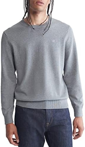 Мъжки Хлопчатобумажный Пуловер Calvin Klein Supima С Монограм и Логото на