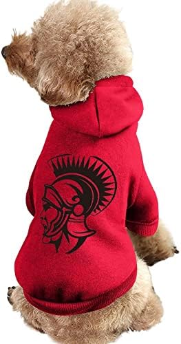 Карикатура Римски Армейски Изтребител Мода Пет Качулки Меки Топли Дрехи За Кучета от Траен Пуловер за Домашни