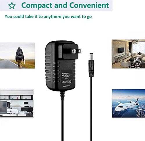 Високотехнологичен Адаптер ac Зарядно устройство, Съвместим с кабел за захранване на logitech S-00067 Pure-Fi