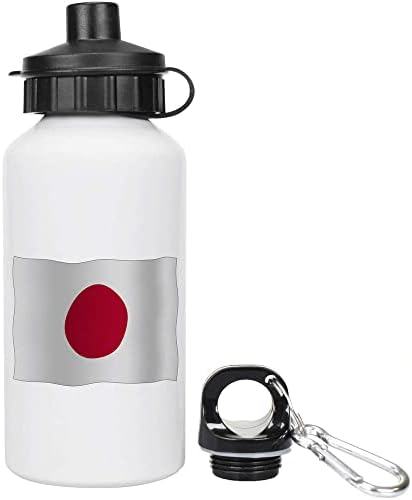Детска Множество бутилка за вода / напитки Azeeda 400 мл който да се вее японски флаг (WT00056698)