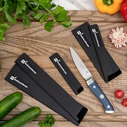 Гильза за ножове Restaurantware Sensei размер на 4,7 х 1 инч, 1 Защитно фолио за ножове, не съдържат Бисфенол