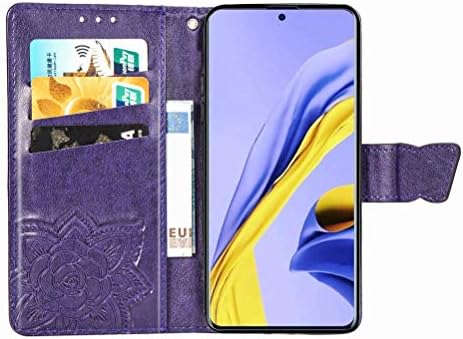 GYHOYA, Съвместим с Samsung Galaxy A42 5G, една Чанта-портфейл за жени, Кожен Флип-фолио с магнитна поставка