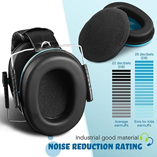 Yunsailing 4 Опаковки на Детски Шумоподавляющих слушалки Защита на ушите Слушалки-Втулки за намаляване на шума,