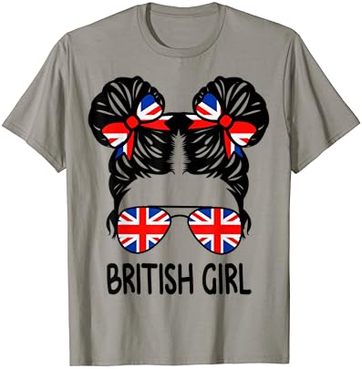 Британската Момиче С Мръсни Коси, Гордостта На Обединеното Кралство, Дамски Детска Тениска