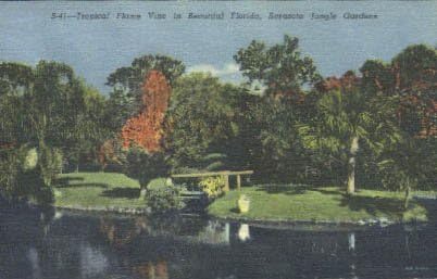 Пощенска картичка Градини на джунглата, Sarasota, Fl