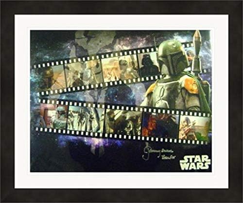Боба Фет актьор Джеръми Бълок с автограф фотоколлаж размер 11x14 (Междузвездни войни, Ловец на глави) В матова