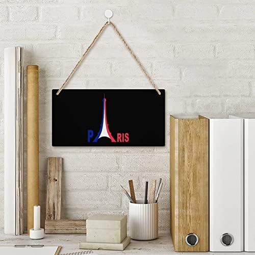 Флаг на Франция-Айфеловата Кула Реколта Дървена Подвесная Картина Персонализирани Модел Ретро Стенно Изкуство