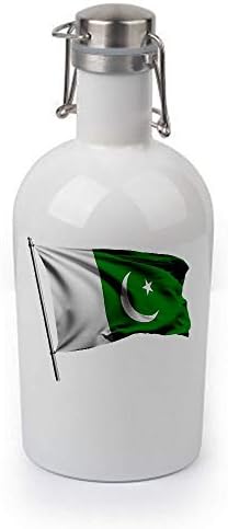ExpressItBest 64oz Growler - Знаме на Пакистан (Pakistani) - Изобилие от възможности