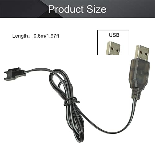Изберете Положителен USB-Кабел за зареждане SM-2Т за Радиоуправляемого колата 3,6 На 250 ma Ni-MH Ni-CD Батерия,