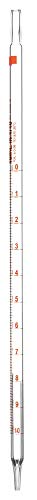 Измерване на пипета Kimble Chase 37020-10 с дълъг фитил (Mohr), 10 мл