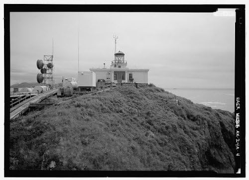 Снимка на исторически находки: Фара Кейп Спенсър, Крос-Саунд, Elven залив, Skagway-Хуна-Ангун, Аляска, 4