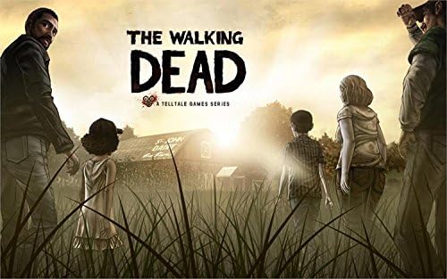 Най-Вълнуващата Игра Плакат Walking Dead Игра на Плакат Печат върху Платно